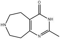 2-methyl-3,5,6,7,8,9-hexahydro-4H-pyrimido[4,5-d]azepin-4-one(SALTDATA: 2HCl 1H2O) Struktur