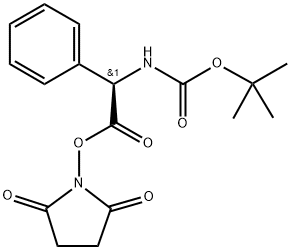 Boc-D-Phg-OSu Struktur