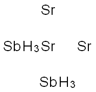 antimony, compound with strontium (2:3) Struktur