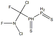 [Methyl(dichlorothiophophinyl)amino]difluorophosphine sulfide Struktur