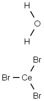 Cerium(III) bromide hydrate Struktur