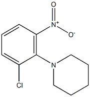 1-(2-chloro-6-nitrophenyl)piperidine Struktur