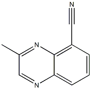 5-Quinoxalinecarbonitrile,3-methyl-(9CI) Struktur