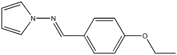 1H-Pyrrol-1-amine,N-[(4-ethoxyphenyl)methylene]-(9CI) Struktur