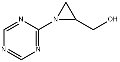 2-Aziridinemethanol,1-(1,3,5-triazin-2-yl)-(9CI) Struktur