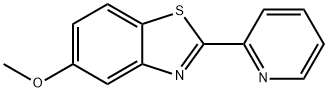 5-METHOXY-2-(2-PYRIDYL)BENZOTHIAZOLE Struktur