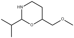 2H-1,3-Oxazine,tetrahydro-6-(methoxymethyl)-2-(1-methylethyl)-(9CI) Struktur