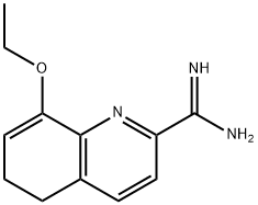 2-Quinolinecarboximidamide,8-ethoxy-5,6-dihydro-(9CI) Struktur