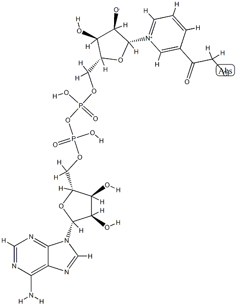 3-chloroacetylpyridine-adenine dinucleotide Struktur