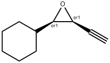 Oxirane, 2-cyclohexyl-3-ethynyl-, (2R,3S)-rel- (9CI) Struktur