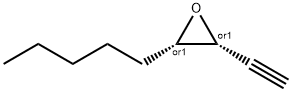 Oxirane, 2-ethynyl-3-pentyl-, (2R,3S)-rel- (9CI) Struktur