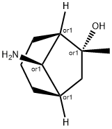 Bicyclo[3.2.1]octan-6-ol, 8-amino-6-methyl-, (1R,5R,6R,8R)-rel- (9CI) Struktur