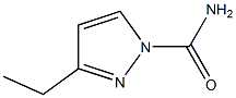 1H-Pyrazole-1-carboxamide,3-ethyl-(9CI) Struktur