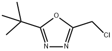 2-tert-butyl-5-(chloromethyl)-1,3,4-oxadiazole Struktur