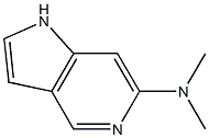 1H-Pyrrolo[3,2-c]pyridin-6-amine,N,N-dimethyl-(9CI) Struktur