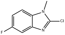 1H-Benzimidazole,2-chloro-5-fluoro-1-methyl-(9CI) Struktur