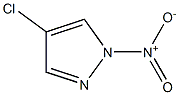 1H-Pyrazole,4-chloro-1-nitro-(9CI) Struktur