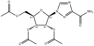 ribavirin 2',3',5'-triacetate Struktur