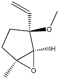 6-Oxabicyclo[3.1.0]hexane,4-ethenyl-4-methoxy-1-methyl-,(1R,4R,5R)-rel-(9CI) Struktur