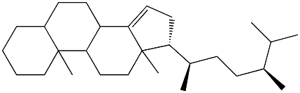 5α-Ergost-14-ene Struktur