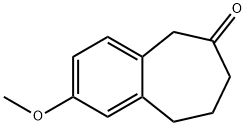 2-METHOXY-8,9-DIHYDRO-5H-BENZO[7]ANNULEN-6(7H)-ONE Struktur