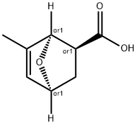 7-Oxabicyclo[2.2.1]hept-5-ene-2-carboxylicacid,6-methyl-,(1R,2S,4S)-rel-(9CI) Struktur