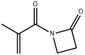 2-Azetidinone,1-(2-methyl-1-oxo-2-propenyl)-(9CI) Struktur