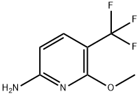 6-Methoxy-5-(trifluoroMethyl)pyridin-2-aMine Struktur