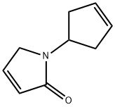 2H-Pyrrol-2-one,1-(3-cyclopenten-1-yl)-1,5-dihydro-(9CI) Struktur