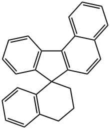 3',4'-Dihydrospiro[7H-benzo[c]fluorene-7,1'(2'H)-naphthalene] Struktur