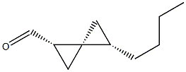 Spiro[2.2]pentanecarboxaldehyde, 4-butyl-, (1R,3S,4R)-rel- (9CI) Struktur
