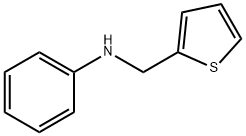 N-(thiophen-2-ylmethyl)aniline Struktur