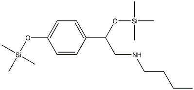 N-Butyl-β,4-bis(trimethylsiloxy)benzeneethanamine Struktur