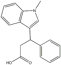 (3S)-(+)-3-(1-METHYLINDOL-3-YL)-3-PHENY& Struktur