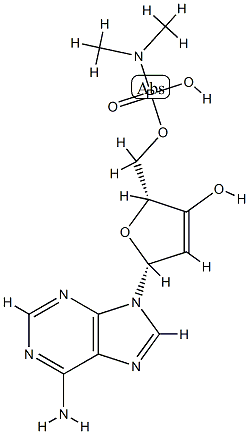 adenosine 3',5'-monophosphodimethylamidate Struktur