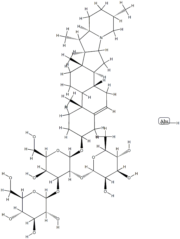 solanine hydrochloride Struktur