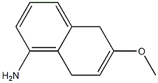 1-Naphthalenamine,5,8-dihydro-6-methoxy-(9CI) Struktur