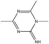 1,3,5-Triazin-2(1H)-imine,1,4,6-trimethyl-(9CI) Struktur