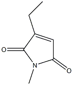 1H-Pyrrole-2,5-dione,3-ethyl-1-methyl-(9CI) Struktur