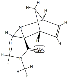 2-Azatricyclo[3.2.1.02,4]oct-6-ene-4-carboxamide,N,N-dimethyl-,(1R,4S,5S)-rel-(9CI) Struktur