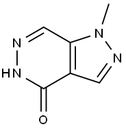 1-Methyl-1H-pyrazolo[4.3-d]pyridazin-4(5H)-one Struktur