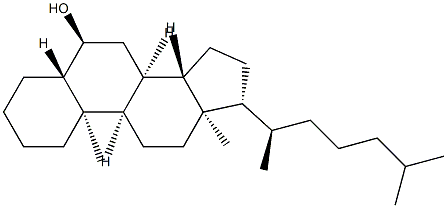 5α-Cholestane-3β,6α-diol Struktur