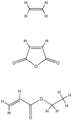 POLY(ETHYLENE-CO-ETHYL ACRYLATE-CO-MALE Struktur