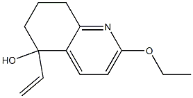 5-Quinolinol,5-ethenyl-2-ethoxy-5,6,7,8-tetrahydro-(9CI) Struktur