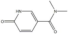 3-Pyridinecarboxamide,1,6-dihydro-N,N-dimethyl-6-oxo-(9CI) Struktur