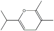 4H-Pyran,2,3-dimethyl-6-(1-methylethyl)-(9CI) Struktur