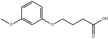 4-(3-methoxyphenoxy)butanoic acid Struktur