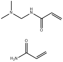 2-Propenamide, N-(dimethylamino)methyl-, polymer with 2-propenamide Struktur