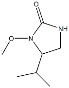 2-Imidazolidinone,1-methoxy-5-(1-methylethyl)-(9CI) Struktur