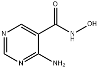 5-Pyrimidinecarboxamide,4-amino-N-hydroxy-(9CI) Struktur